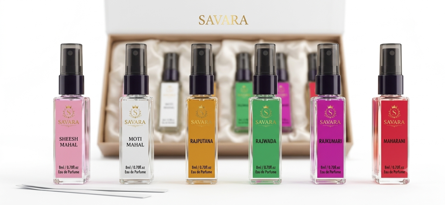 SAVARA Discovery Perfume Set for Women – 6 × 8ml | 20% EDP