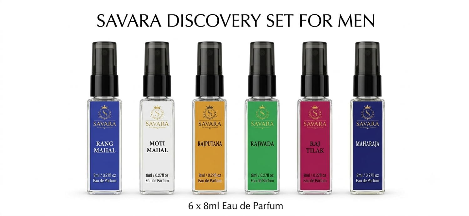 SAVARA Discovery Premium Perfume Set for Men – 6 × 8ml | 20% EDP