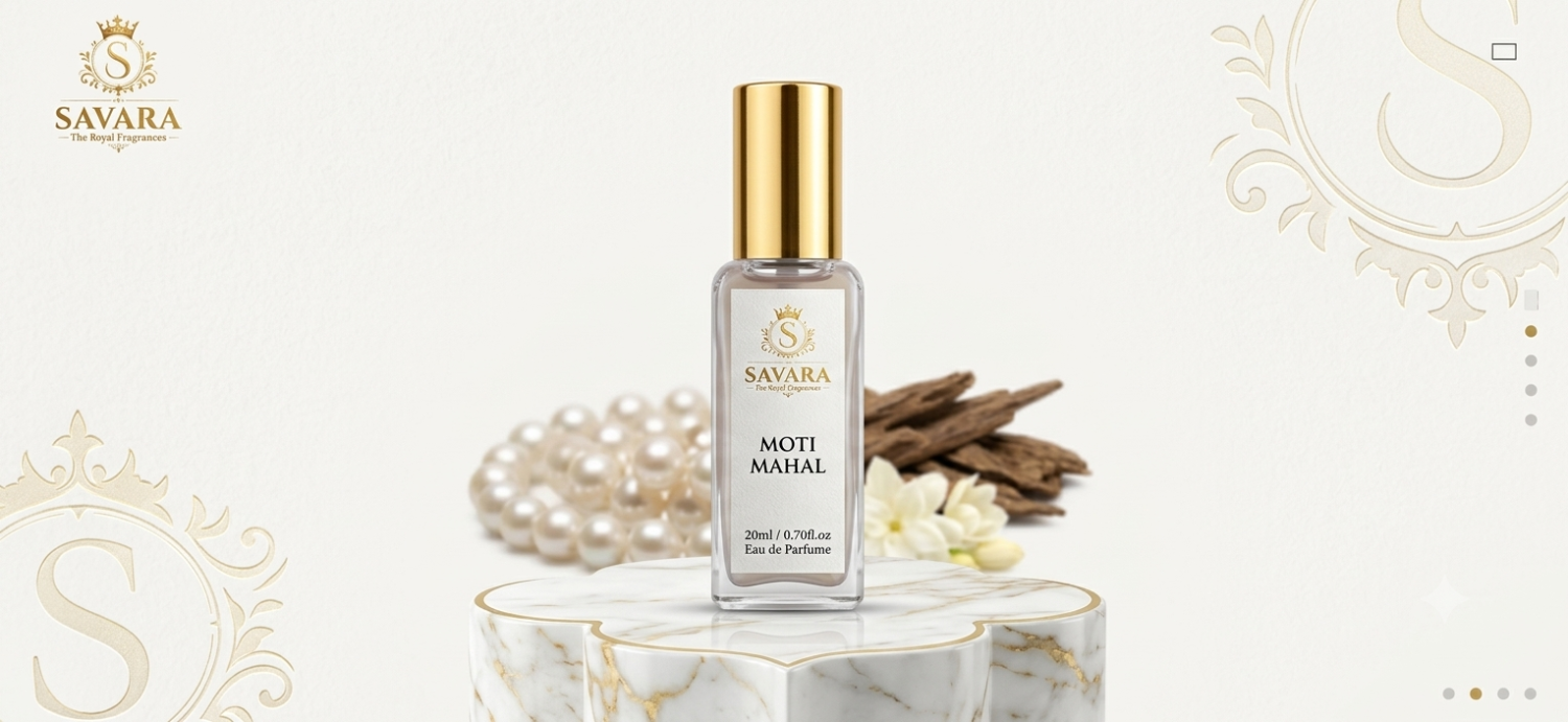 SAVARA MOTI MAHAL – 20% EDP White Oud Perfume for Men & Women